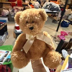 Russ Berrie Brawson Light Brown Teddy Bear Plush Stuffed Animal Toy 14 inch